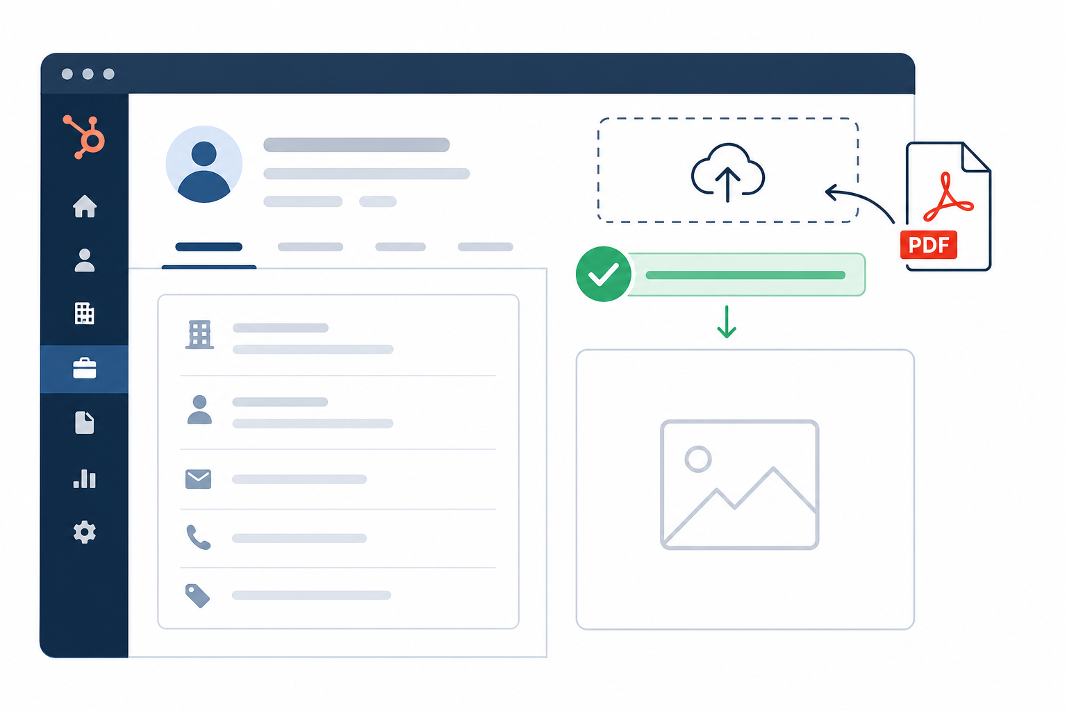 Empty Client Dashboard Upload Area