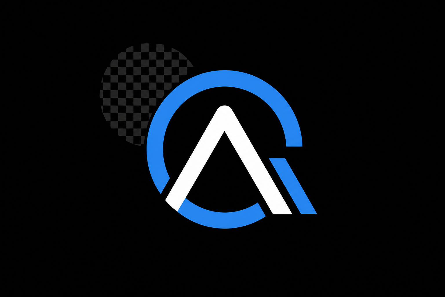 Transparent Logo On Black Background